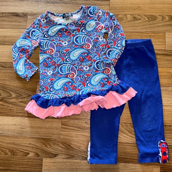 12/18m Simply Southern Pant Set - Picture 1 of 4